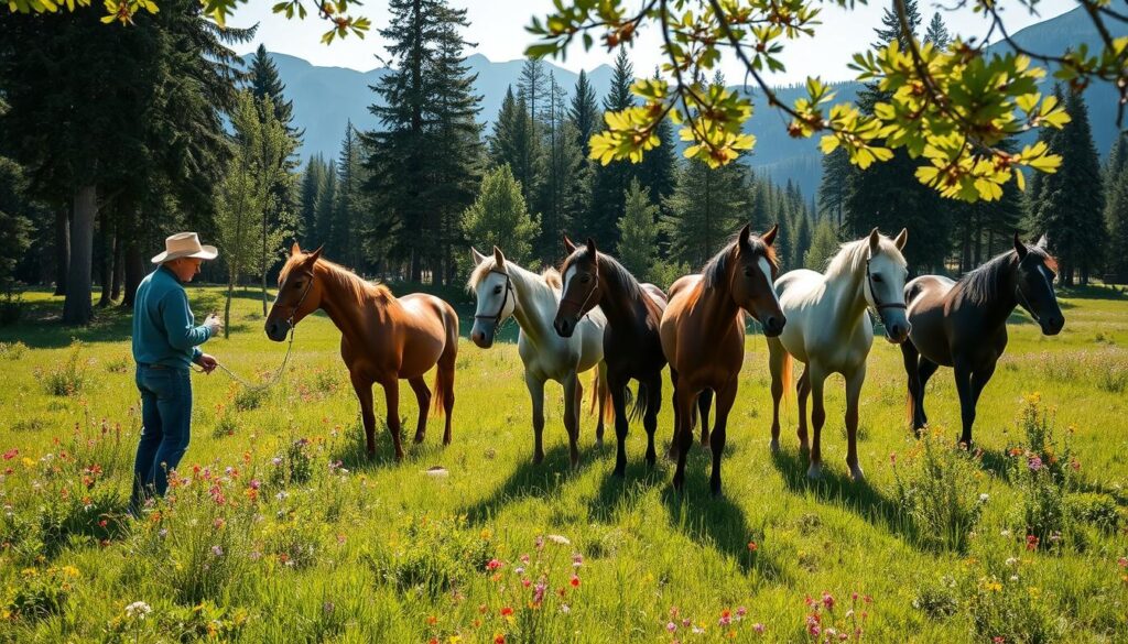 selecting the right trail horse